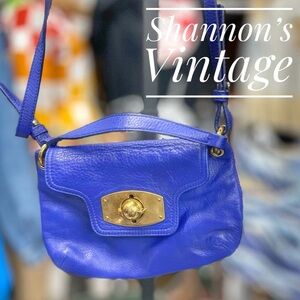 Furla blue small shoulder bag